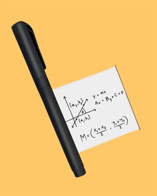 KANUPRIYA Retractable Pull-Out Banner Pen with Paper Scroll Inside | Ballpoint Pen with Built-In Paper for School, Office, Study, Projects | Unique Writing and Stationery Supplies (1 Pcs)