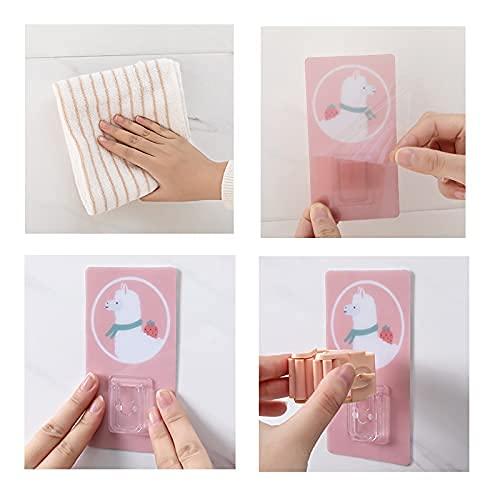 Wall Mount Mop and Broom Holder – Heavy Duty SUS304 Stainless Steel Organizer with 4 Hooks & 3 Clips – Space Saving Storage Rack for Kitchen, Bathroom, Garage, Laundry Room