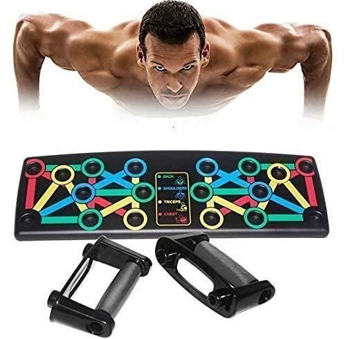 Push Up Board Fitness, Foldable 20 in 1 Push Up Bar at Home Gym, Multi-Functional Pushup Stands for Chest Muscle Exercise, Pushup Stands for Strength Training Portable Exercise Equipment for Men & Women