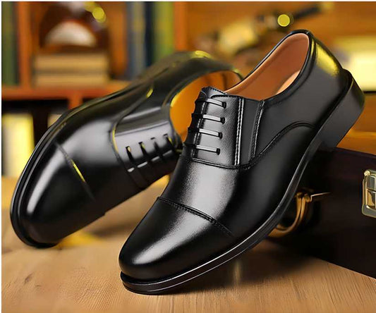 Monte Carlo Mens Solid Lace Up Genuine Leather Formal Brogue Shoes ! Men's Smart Formal Shoes