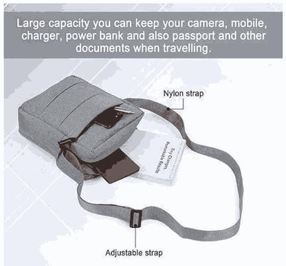 Waterproof Sling Bag For Men, Small Nylon Crossbody Sling Backpack With Multi Pockets, Adjustable Chest Bag For Travel, Hiking, Workout