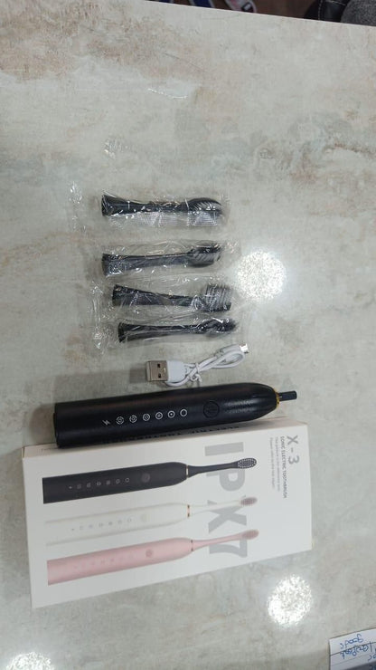 Perfora Electric Toothbrush | 1 Year Warranty | Electric Brush, Electric Toothbrush For Kids, Men & Women, 2 Modes, AAA Powered, 90 Days Battery Life, 002 (Dark Night)