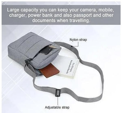 Waterproof Sling Bag For Men, Small Nylon Crossbody Sling Backpack With Multi Pockets, Adjustable Chest Bag For Travel, Hiking, Workout